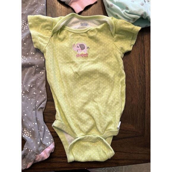 Bundle Baby girls 6-9m Gerber 7pcs #H181 - Picture 2 of 6